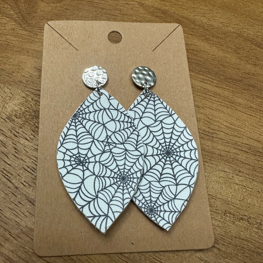5/$10 Spider Web Pattern‎ Earrings